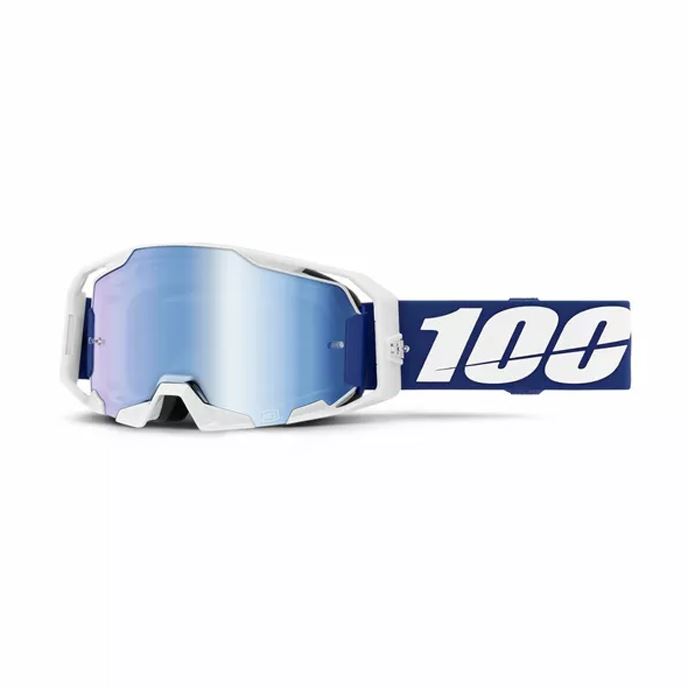 100% MX Goggles Armatic Blue Blue Mirror